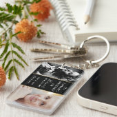 Then And Now 2 写真メモリアル 愛する人の記憶に キーホルダー (正面右)