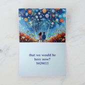 THEN AND NOW ANNIVERSARY/LOVE CARD サンキューカード (内部)