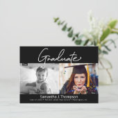 Then and Now high school Graduate photo 案内状 (スタンド正面)