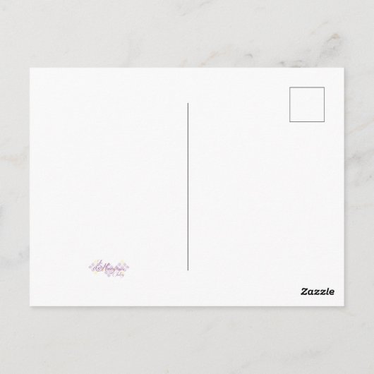 Then & Now 2枚の写真が大学院で発表 ポストカード (裏面)