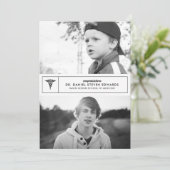 Then & Now 2 Photo Graduation Announcement 案内状 (スタンド正面)