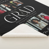 Then & Now Photo Collage卒業記念ギフト シェルパブランケット (3/4)