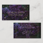 Thenal薄紫名刺 名刺 (正面/裏面)