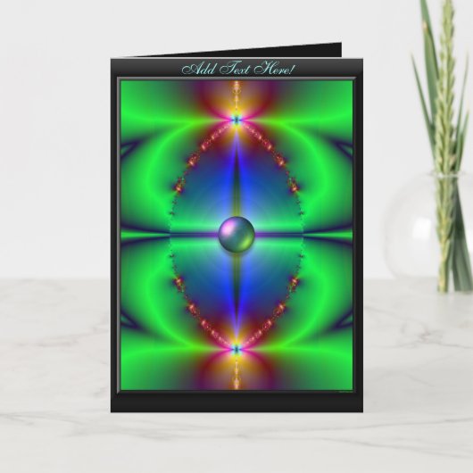 Thenastic Masquerade Greeting Cardテンプレート カード (正面)