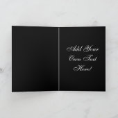 Thenastic Masquerade Greeting Cardテンプレート カード (内部)