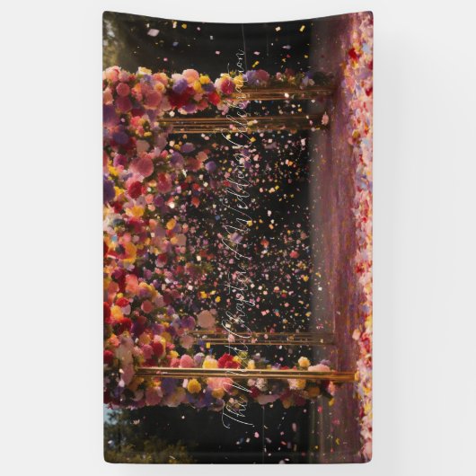 #TheNextChapter:AWeddingCelebrationBanner 横断幕 (縦)