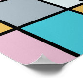 Theo Van Doesburg – コンポジション17 -モンドリアンアート ポスター (角)