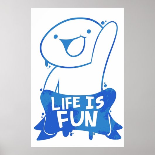 TheOdd1sOut Life is おもしろいグラフィティ ポスター (正面)