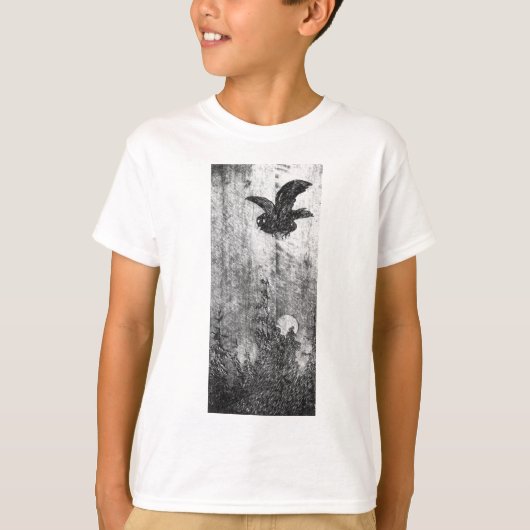 Theodor Severin Kittelsen著Hoestkveld Bokskap Tシャツ (正面)