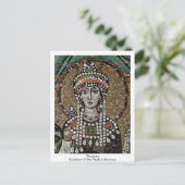 Theodora By Master Of San Vitale In Ravenna ポストカード (スタンド正面)