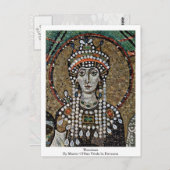 Theodora By Master Of San Vitale In Ravenna ポストカード (正面/裏面)