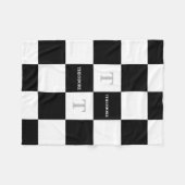 Theodore名カスタムユニセックス子供部屋名Reveal フリースブランケット (正面(横))