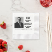 Theodore Roosevelt Life Football Game Hit Line 縁ありカクテルナプキン (インサイチュ)