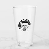 Theodore Roosevelt mustachioed manchild glass タンブラーグラス (正面)