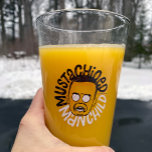 Theodore Roosevelt mustachioed manchild glass  タンブラーグラス<br><div class="desc">Even Theodore's friends said he behaved like a child. He hurled insults,  overreacted,  and loved being the center of attention.</div>