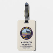 Theodore Roosevelt National Park ラゲッジタグ (裏面縦)