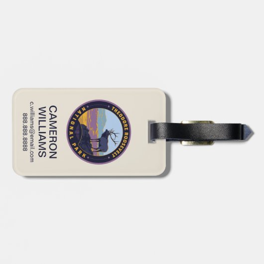 Theodore Roosevelt National Park ラゲッジタグ (裏面横)