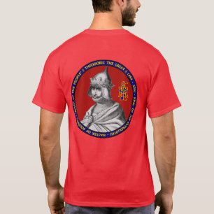 Theodoric素晴らしいポートレートのシールのワイシャツ Tシャツ
