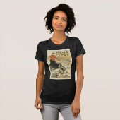 Theophile-Alexandre Steinlen著Motocycles Comiot Tシャツ (正面フル)