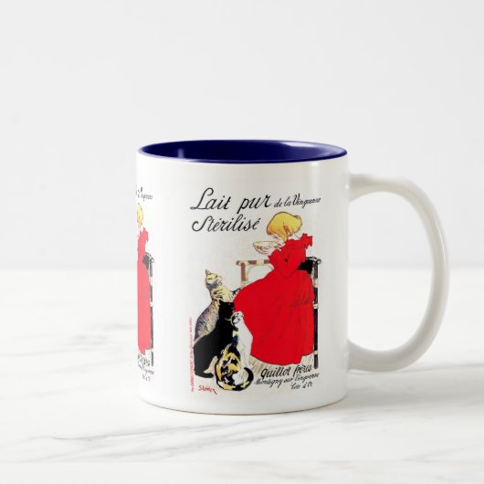 Théophile Alexandre Steinlen ツートーンマグカップ (右)
