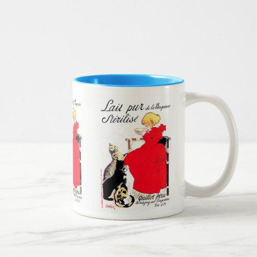 Théophile Alexandre Steinlen ツートーンマグカップ (右)