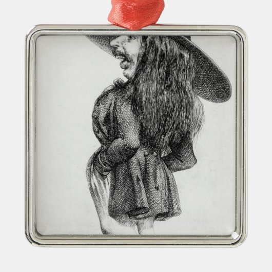 Theophile Gautier メタルオーナメント (正面)