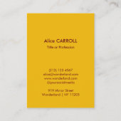 Theophile Steinlen - Le Chat Noir - QRコード 名刺 (裏面)