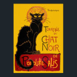 Theophile Steinlen - Le Chat Noir Vintageポスター ポスター<br><div class="desc">Le Chat Noir (Black Cat)ツアーのヴィンテージのポスター – Theophile Alexandre Steinlen,  1896</div>