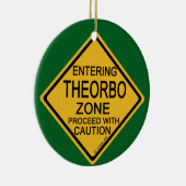 Theorboゾーンに入る セラミックオーナメント (右)