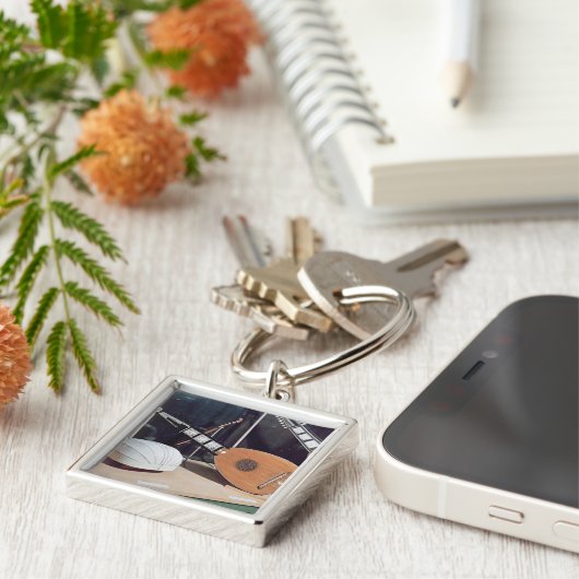 Theorbo 1637年 キーホルダー (側面)