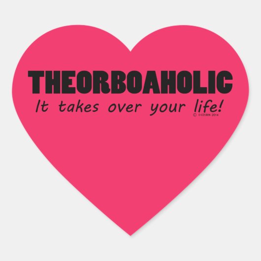 Theorboaholic Lifeハートシール ハートシール (正面)
