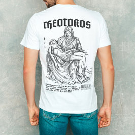 "Theotokos" Mary, Christian faith based  Tシャツ