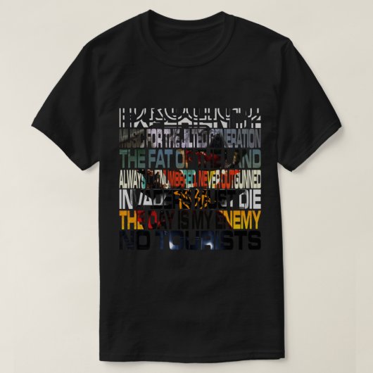TheProdigyAlbums Tシャツ (デザイン正面)