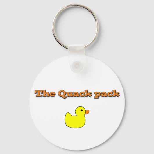 thequackpack.png キーホルダー (正面)