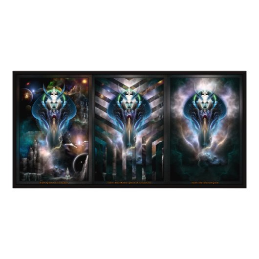 Thera Queen Fractal Trilogy 2XFrame フォトプリント (正面)