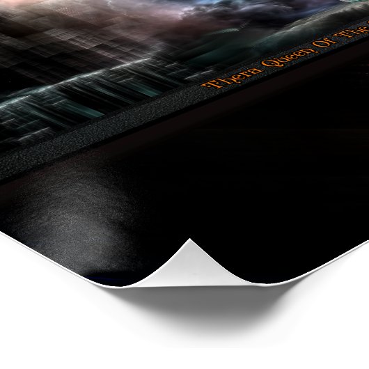 Thera Queen Fractal Trilogy 2XFrame ポスター (コーナー)