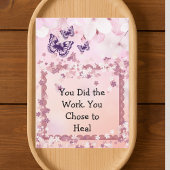 Therapist Client Thank You – Pink Empowerment Card サンキューカード