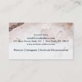 Therapist Counselor Abstract Watercolor Shapes 名刺 (裏面)