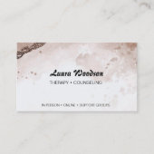 Therapist Counselor Abstract Watercolor Shapes 名刺 (正面)