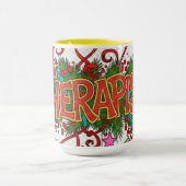 Therapist- Cute Festive Professionals Mug マグカップ (中央)