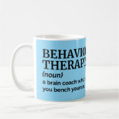 Therapist Definition Funny Office Mug コーヒーマグカップ (左)