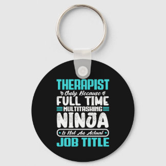 Therapist Job Title Profession Career Therapy  キーホルダー