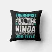 Therapist Job Title Profession Career Therapy  クッション (裏面)