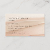 Therapist Psychologist Terracotta 名刺 (裏面)