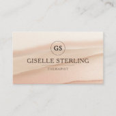 Therapist Psychologist Terracotta 名刺 (正面)