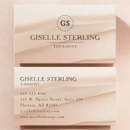 Therapist Psychologist Terracotta 名刺