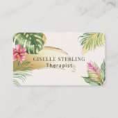 Therapist Psychologist Tropical 名刺 (正面)