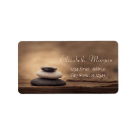 Therapist Zen Stones Brown ラベル