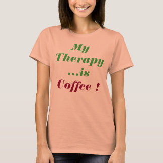 「#Therapyは#Coffee」Tシャツ Tシャツ