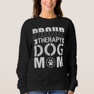 Therapy Dog Design - Therapy Dog Mom_1 スウェットシャツ